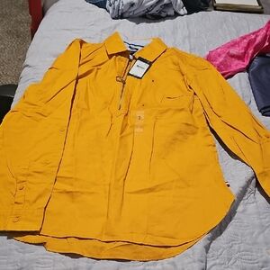 Tommy Hilfiger Women's Yellow Blouse